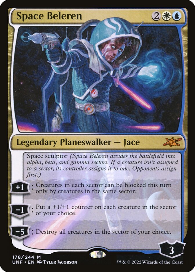 Space Beleren card front