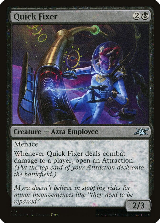 Quick Fixer card front