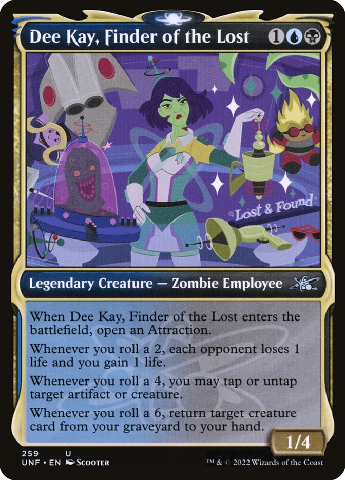 Dee Kay, Finder of the Lost card front