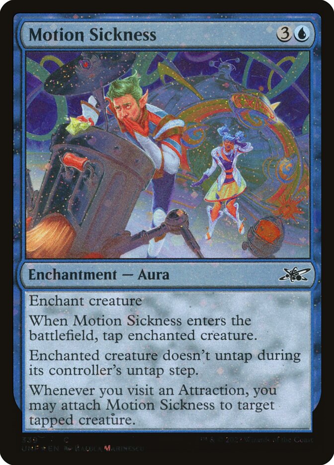 Motion Sickness card front