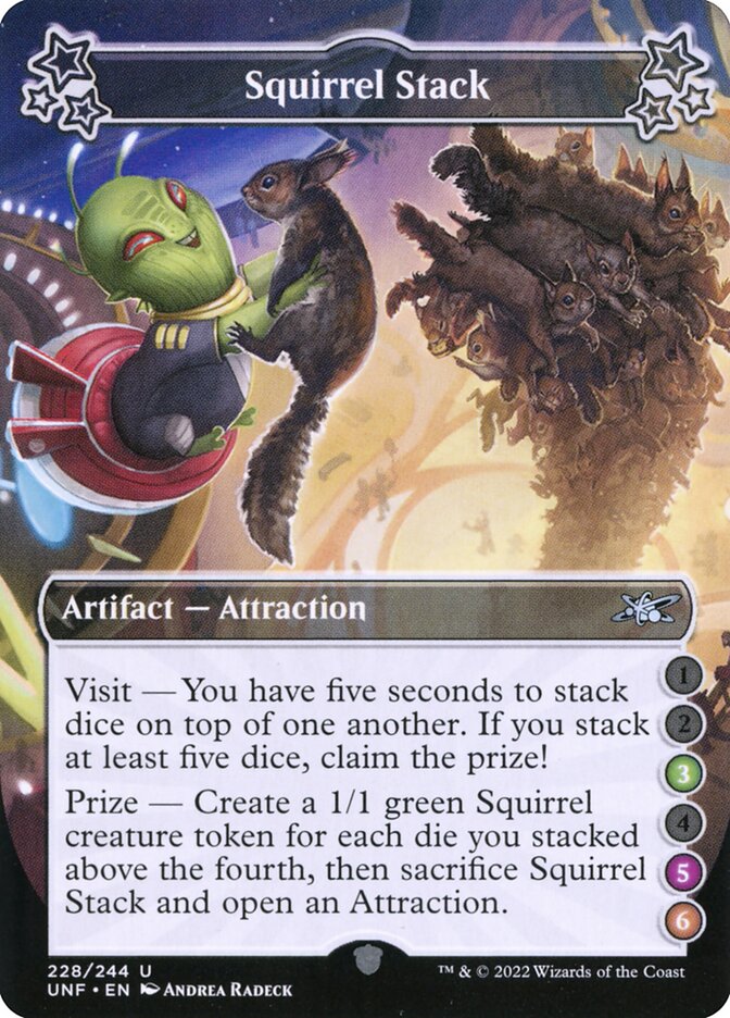 Squirrel Stack card front