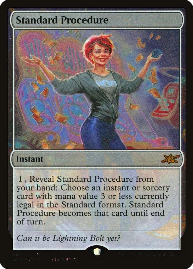 Standard Procedure card front