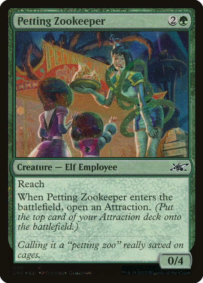 Petting Zookeeper card front