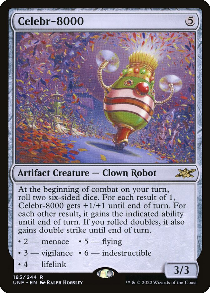 Celebr-8000 card front