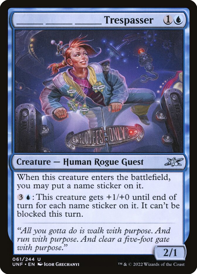 _____ _____ _____ Trespasser card front