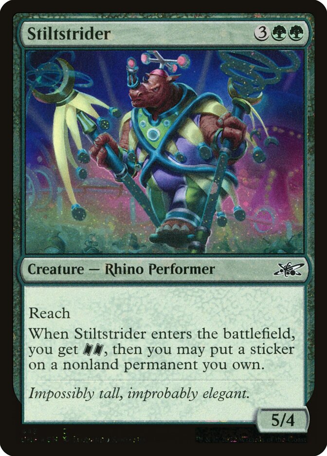 Stiltstrider card front