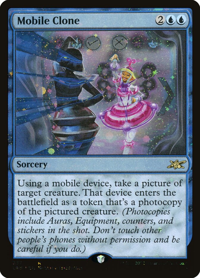 Mobile Clone card front