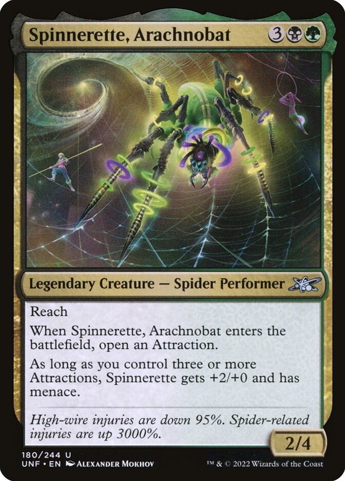 Spinnerette, Arachnobat card front