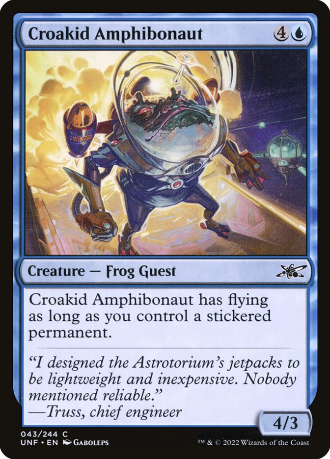 Croakid Amphibonaut card front