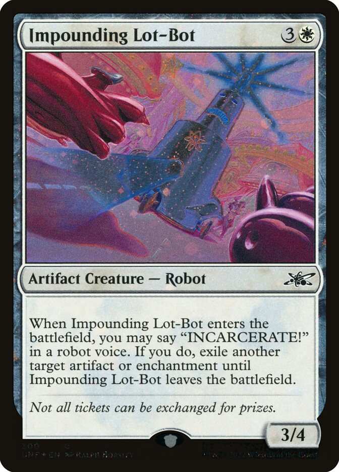 Impounding Lot-Bot card front