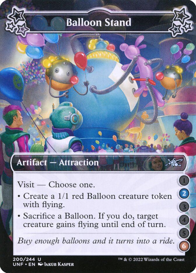 Balloon Stand card front