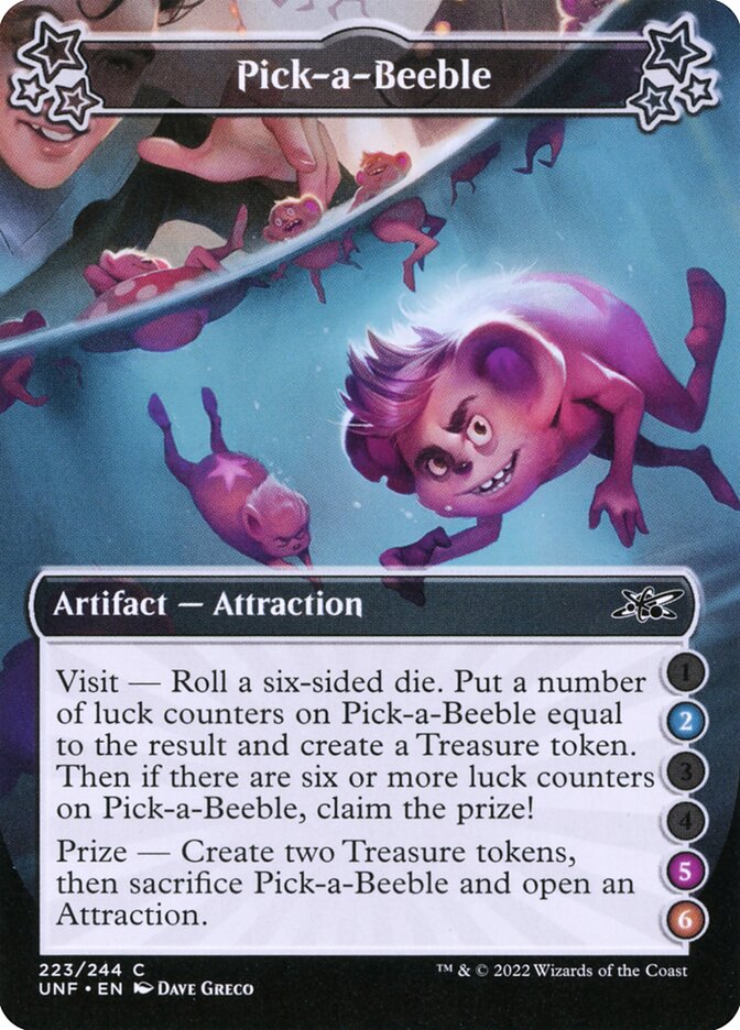 Pick-a-Beeble card front