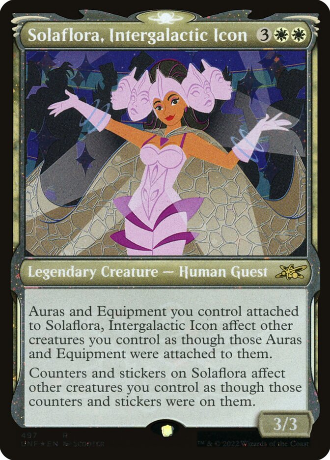 Solaflora, Intergalactic Icon card front