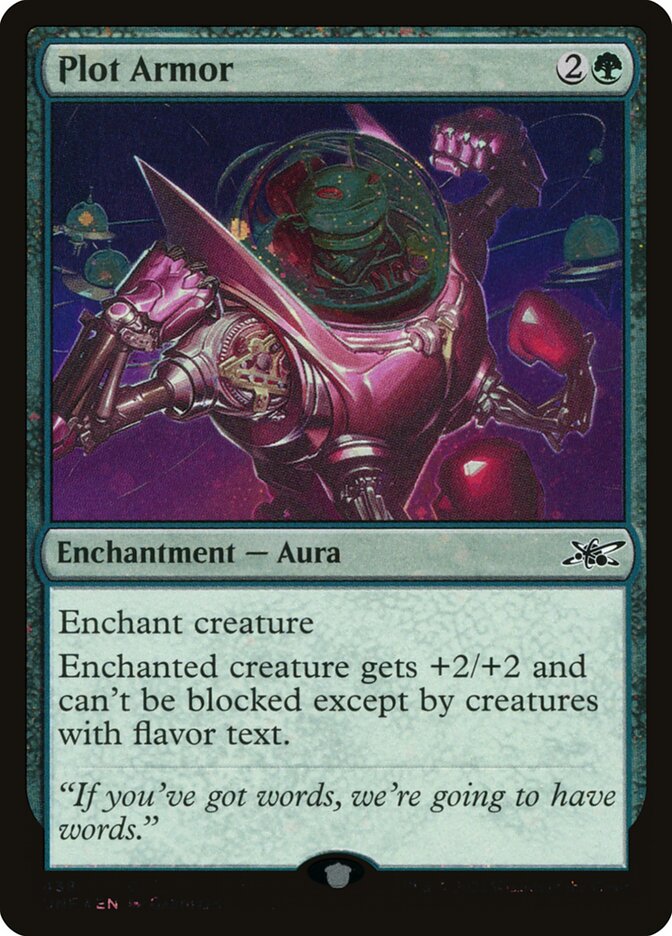 Plot Armor card front