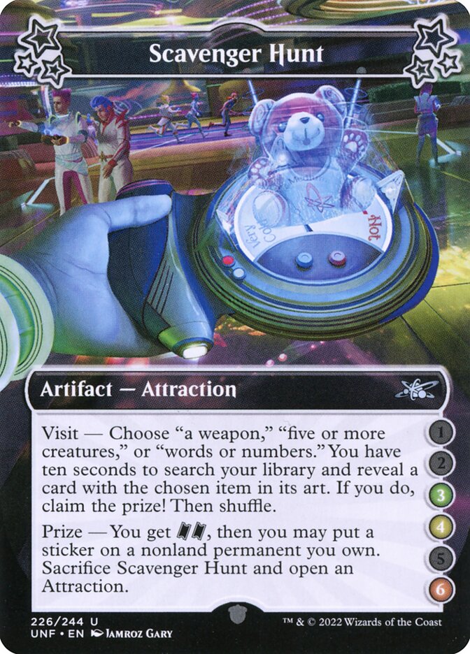 Scavenger Hunt card front