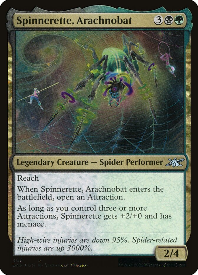 Spinnerette, Arachnobat card front