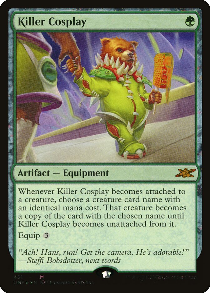 Killer Cosplay card front