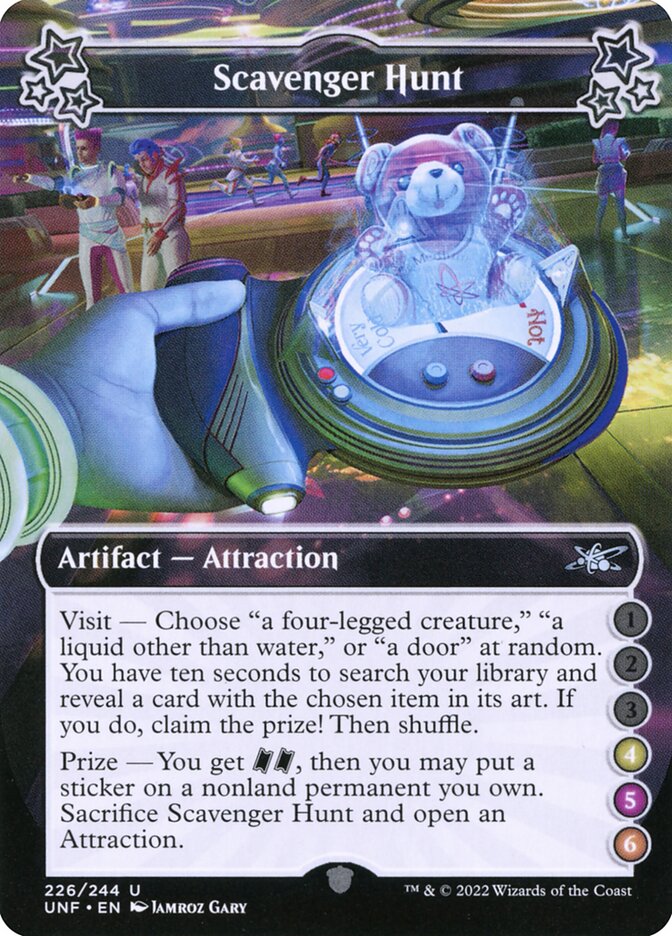 Scavenger Hunt card front