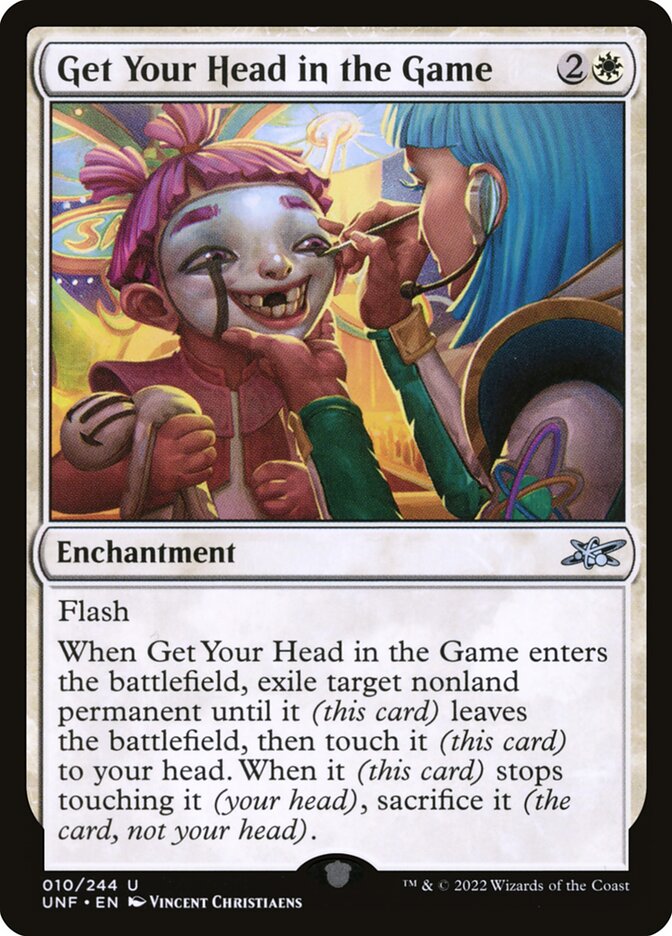 Get Your Head in the Game card front