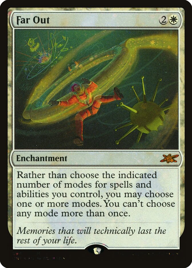 Far Out card front