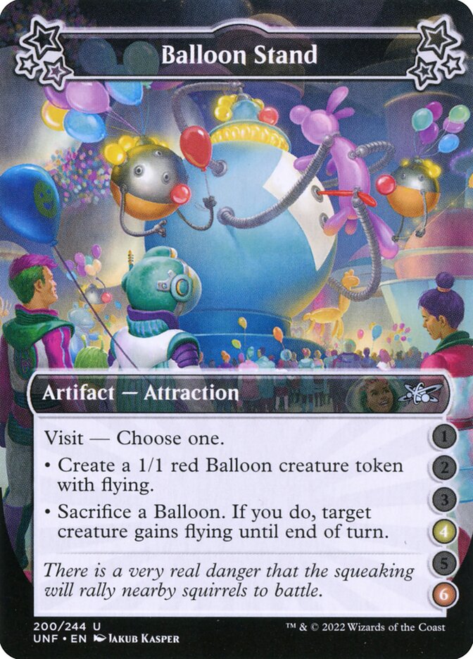 Balloon Stand card front