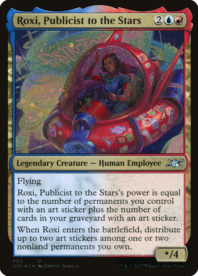 Roxi, Publicist to the Stars card front