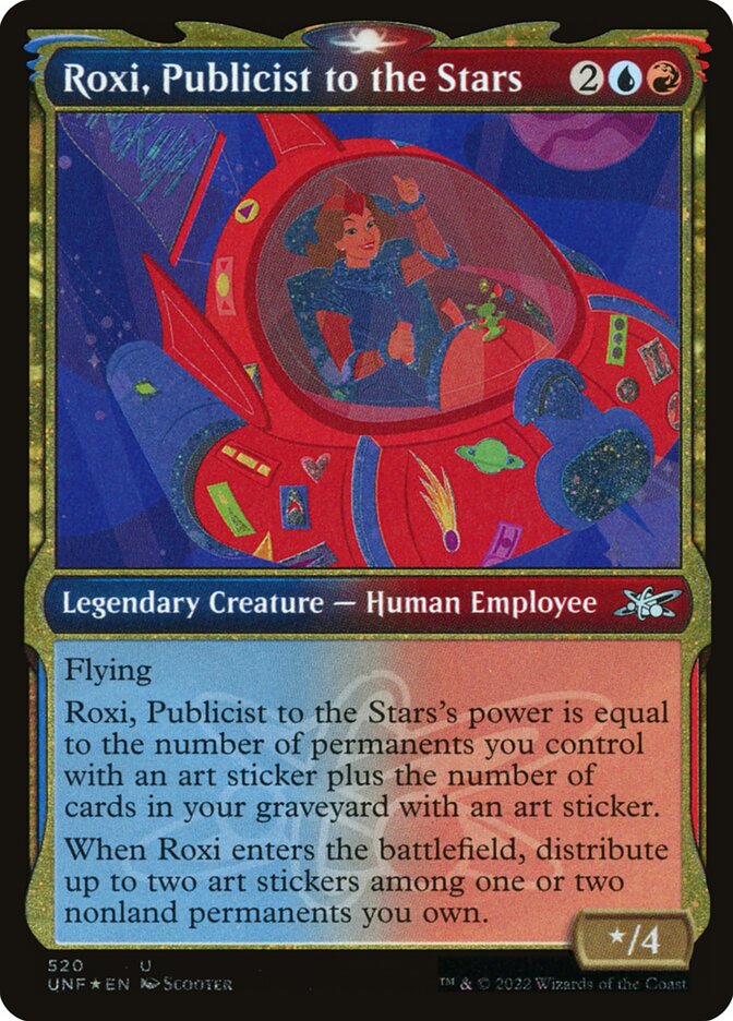 Roxi, Publicist to the Stars card front