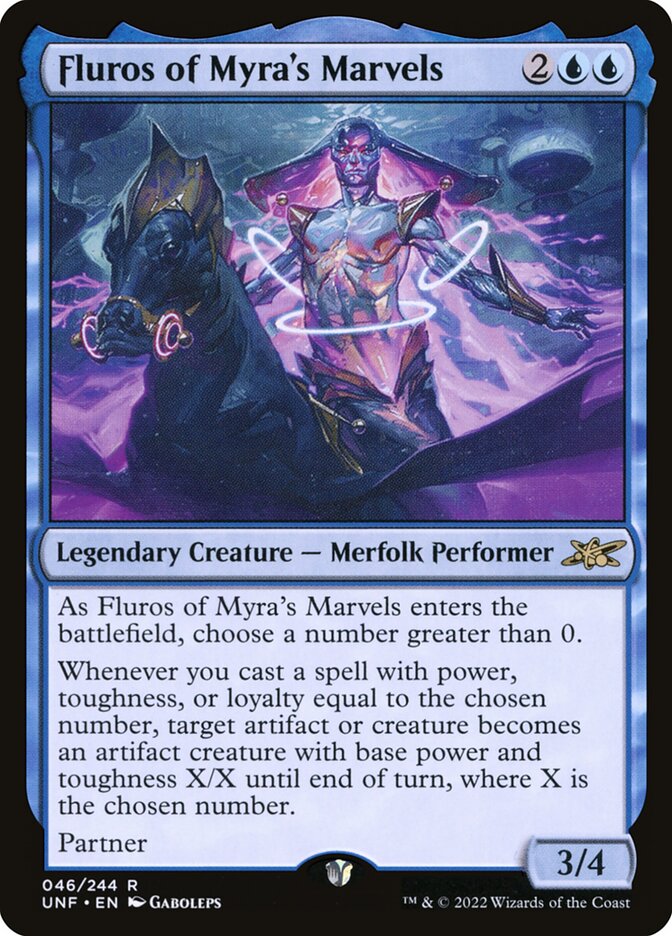 Fluros of Myra's Marvels card front