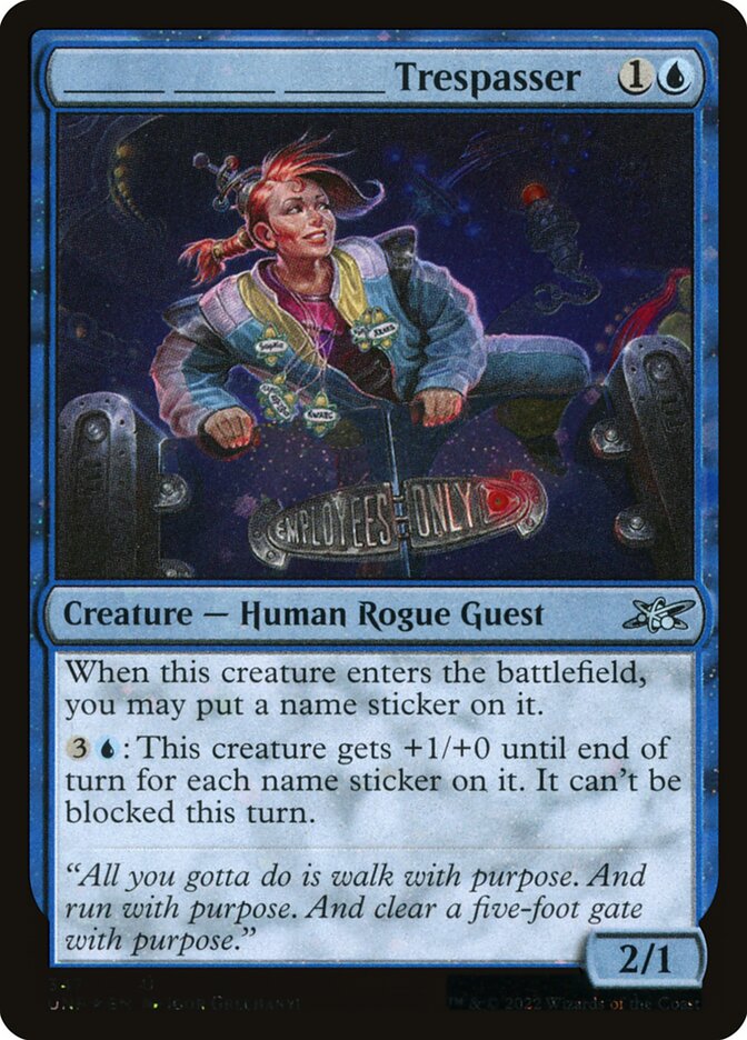 _____ _____ _____ Trespasser card front