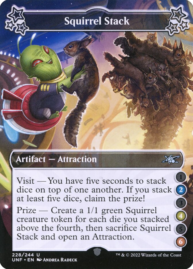 Squirrel Stack card front