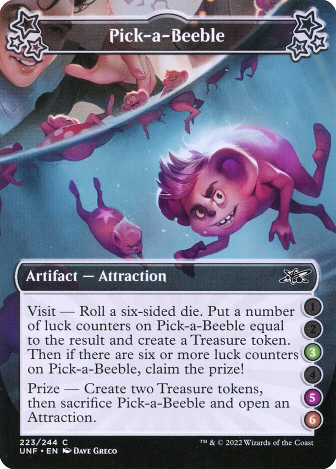 Pick-a-Beeble card front