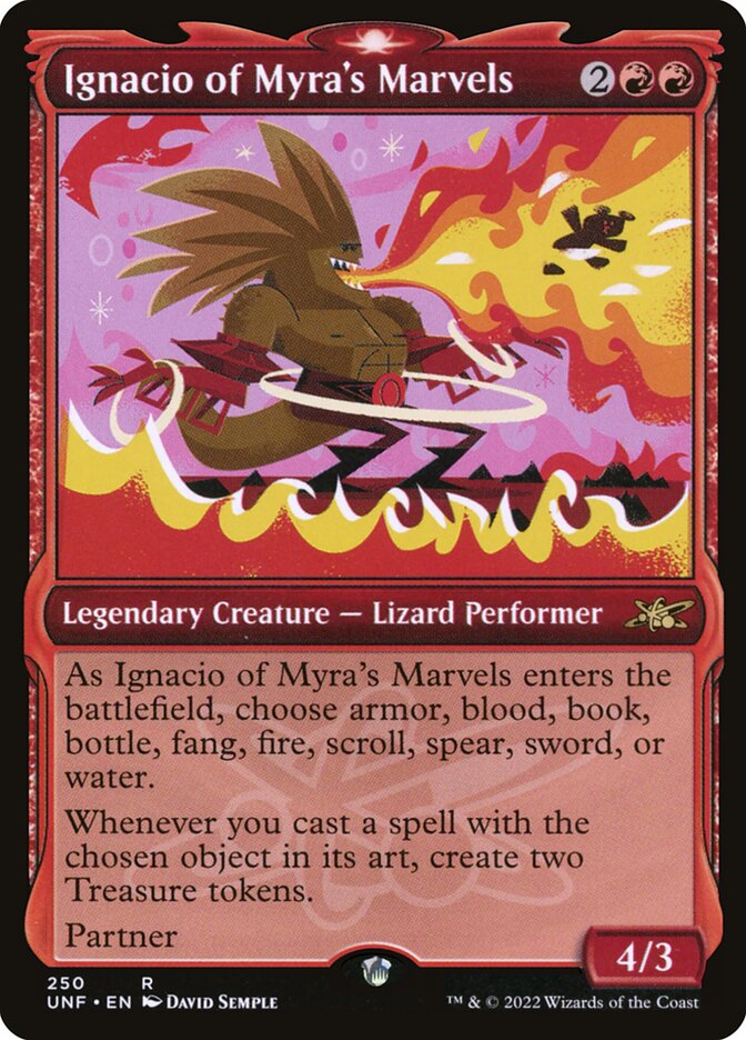 Ignacio of Myra's Marvels card front