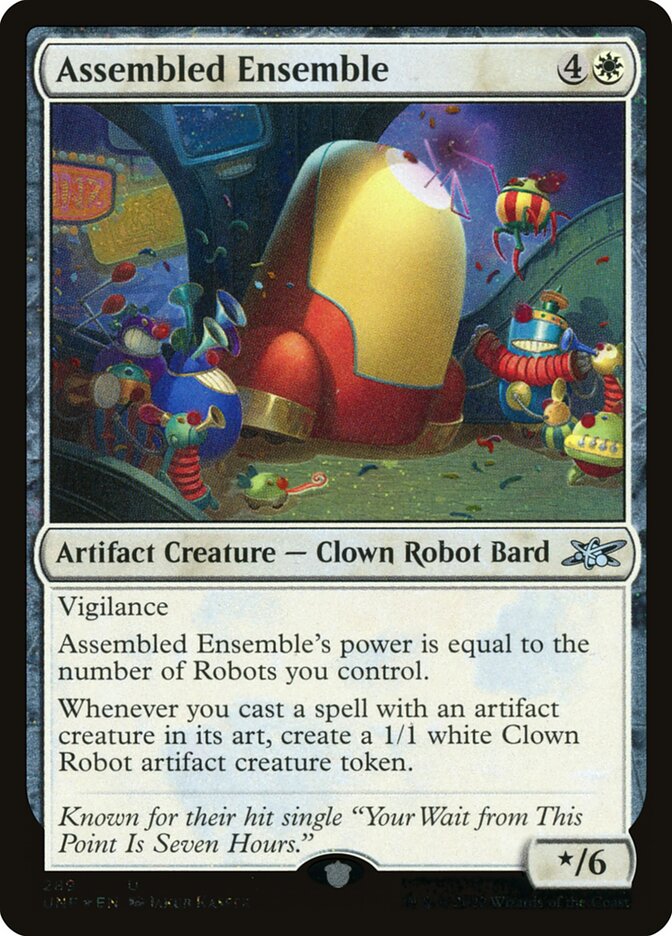 Assembled Ensemble card front