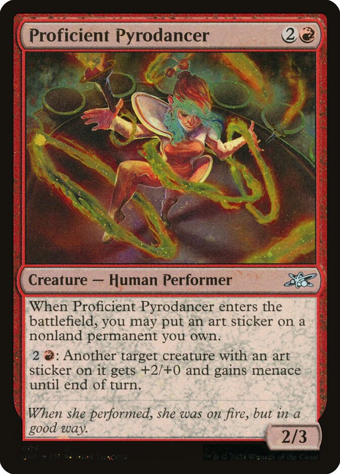 Proficient Pyrodancer card front