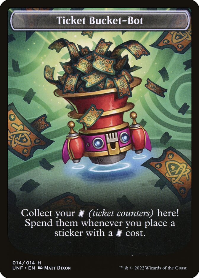 Ticket Bucket-Bot card front