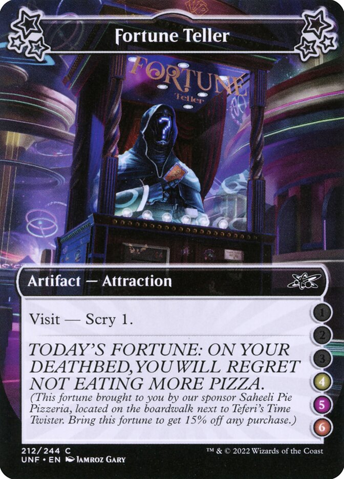 Fortune Teller card front