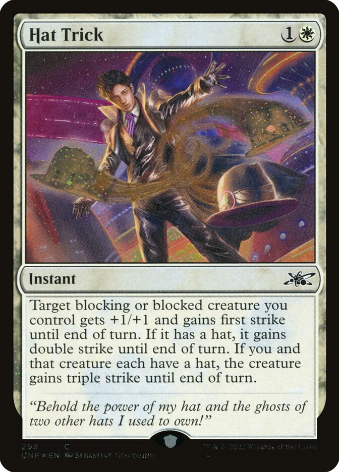 Hat Trick card front