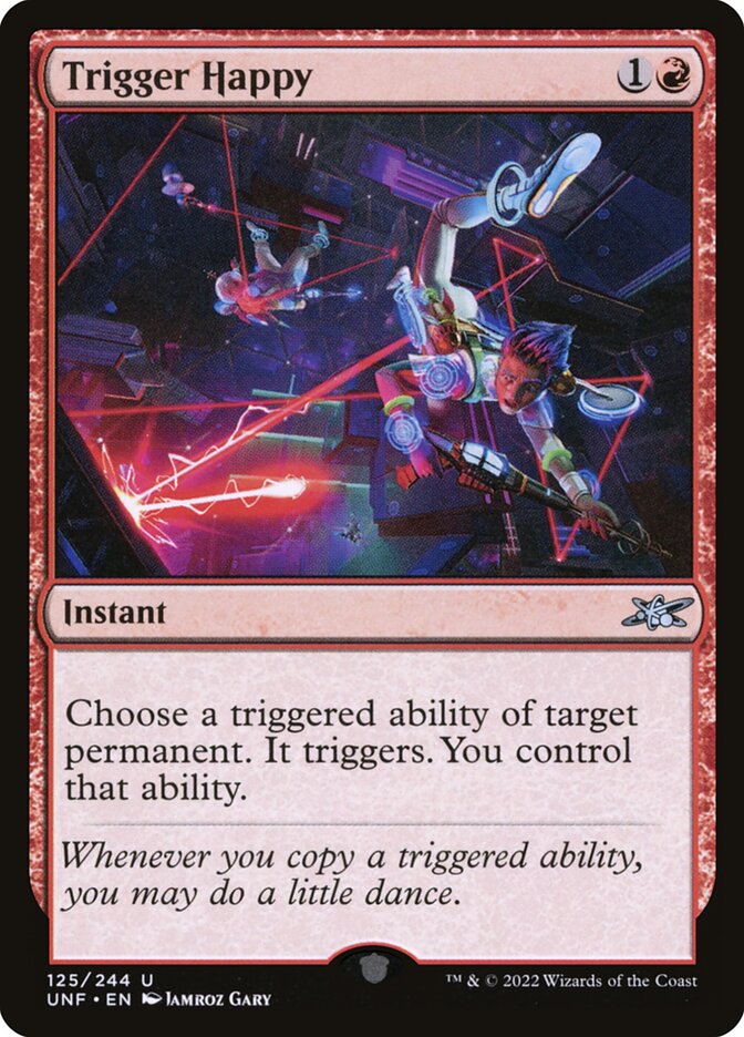 Trigger Happy card front
