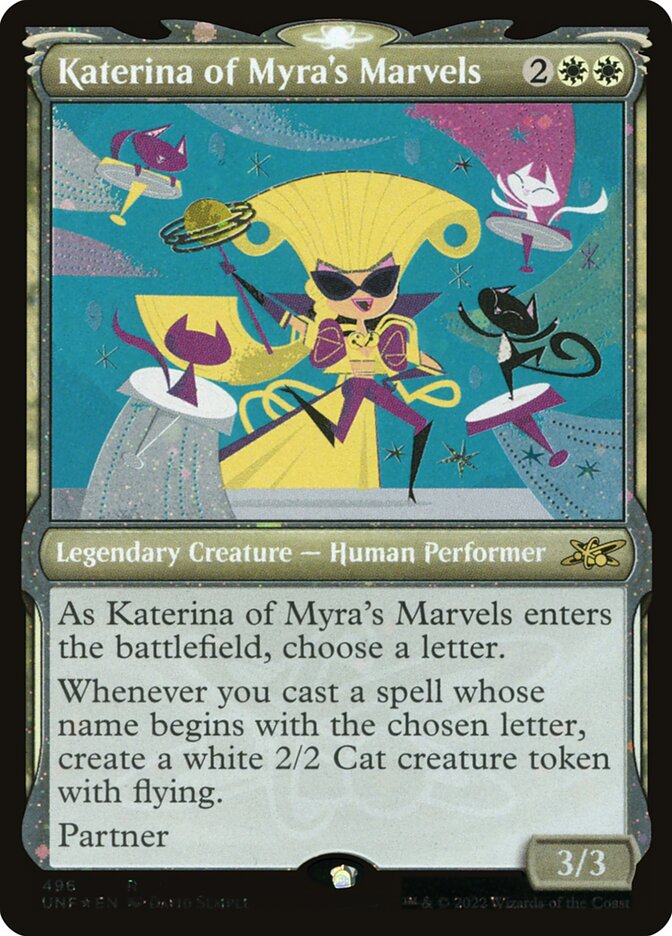 Katerina of Myra's Marvels card front