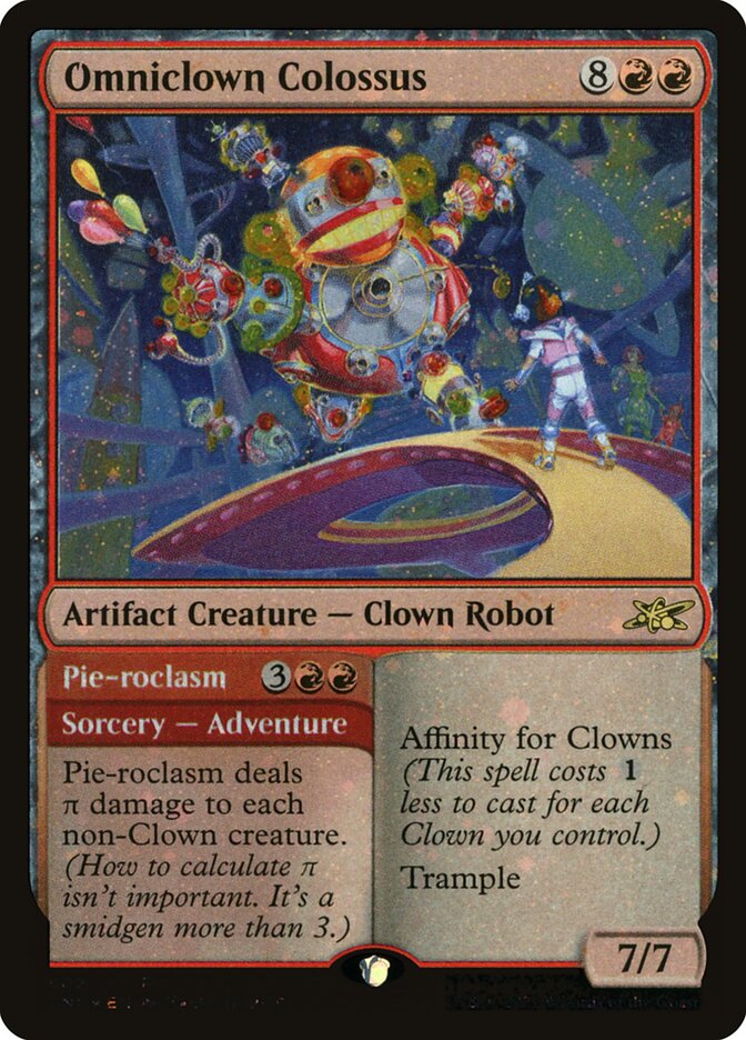 Omniclown Colossus card front