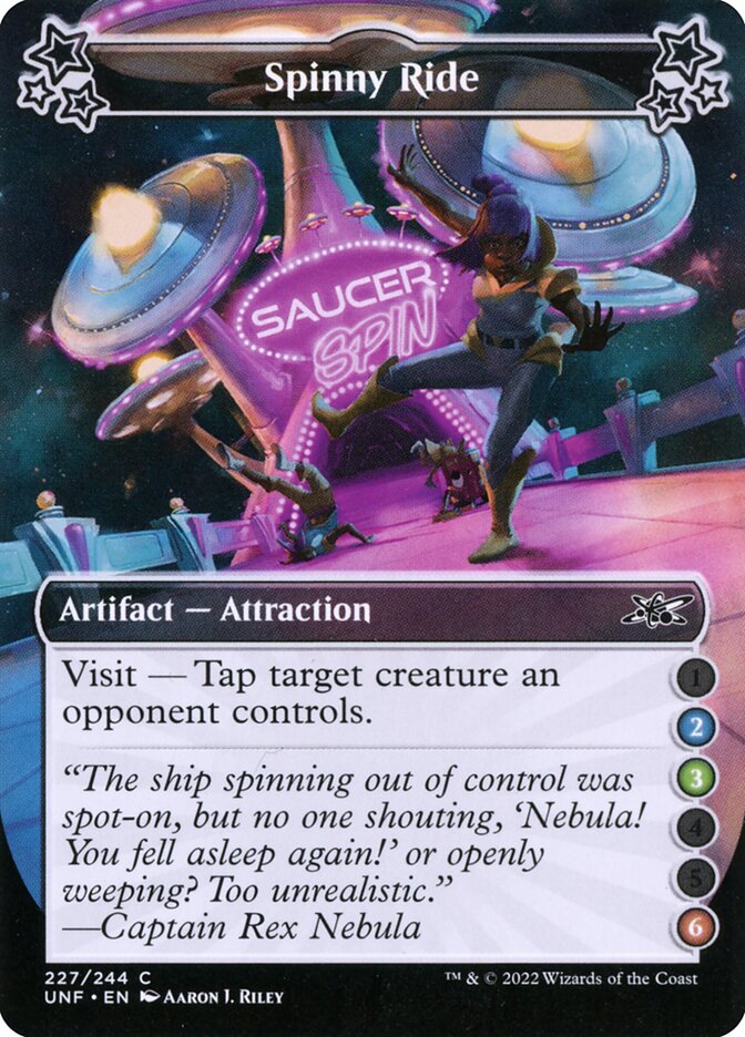 Spinny Ride card front