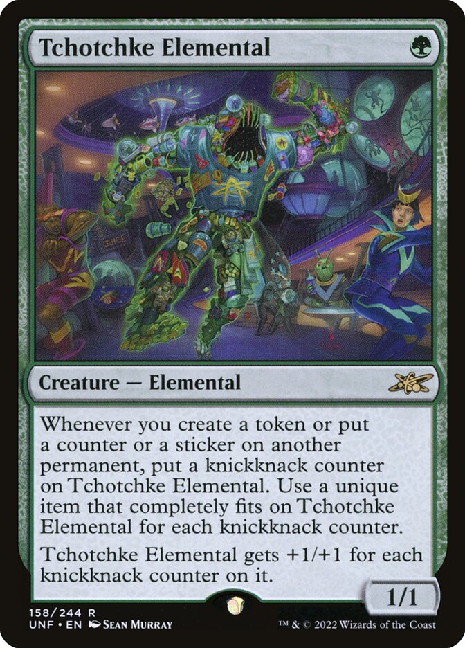 Tchotchke Elemental card front