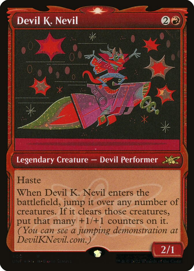 Devil K. Nevil card front