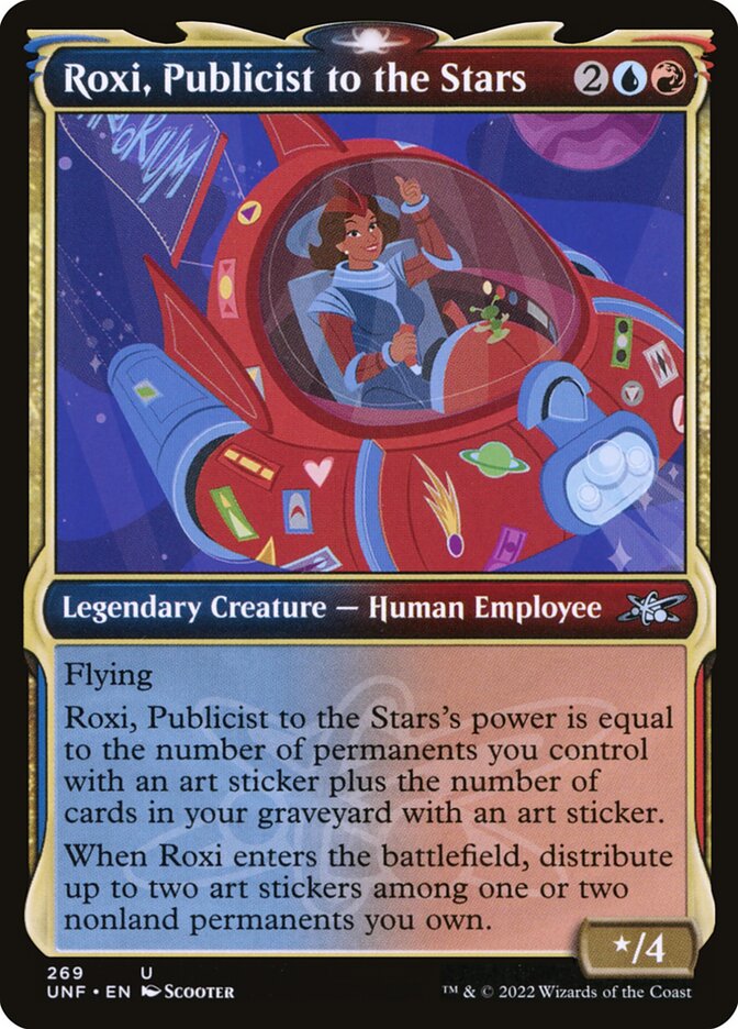 Roxi, Publicist to the Stars card front