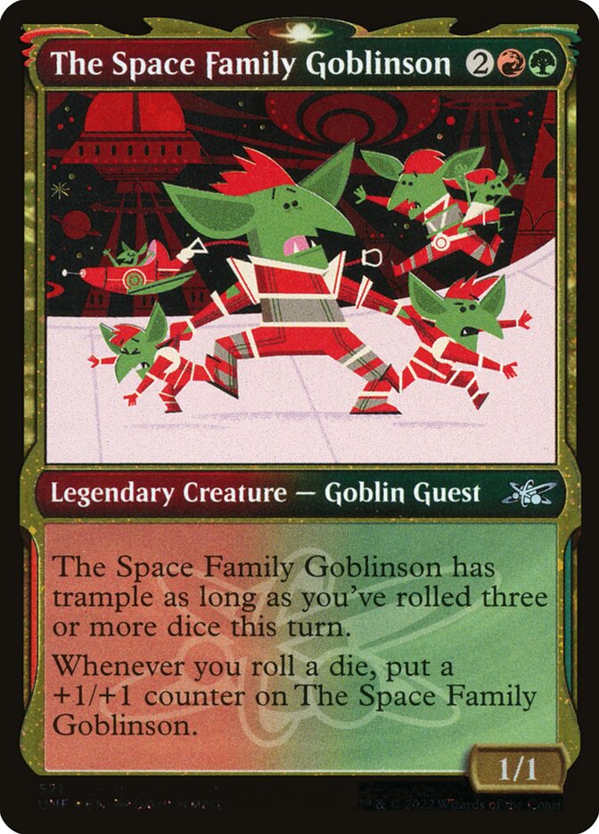 The Space Family Goblinson card front