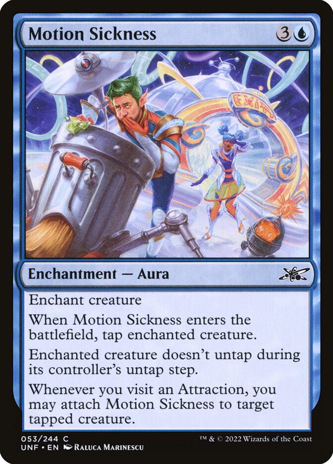 Motion Sickness card front