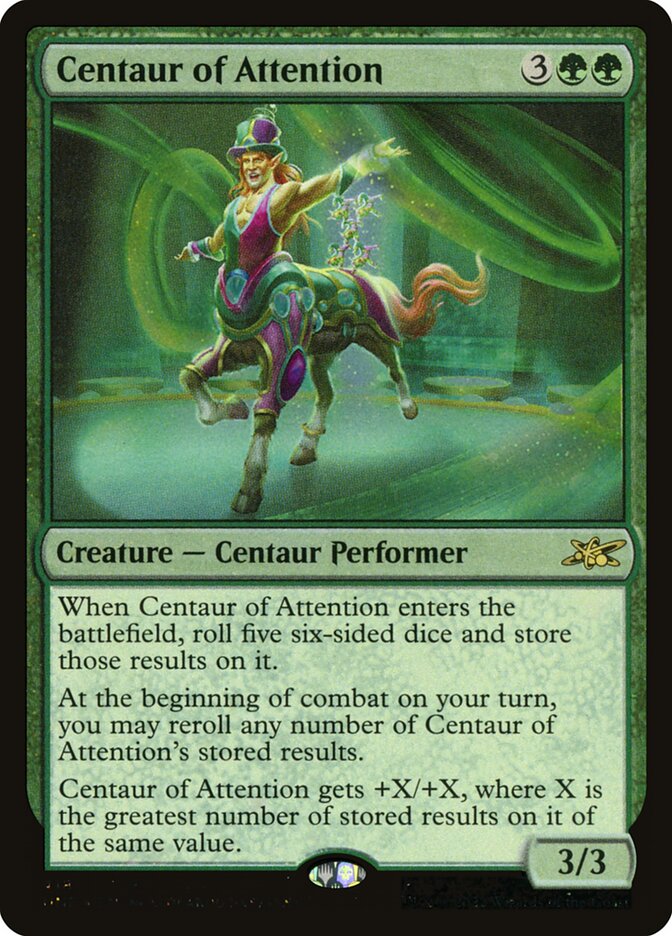 Centaur of Attention card front