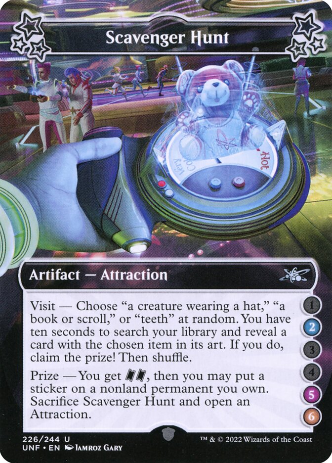 Scavenger Hunt card front