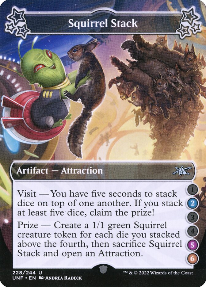 Squirrel Stack card front