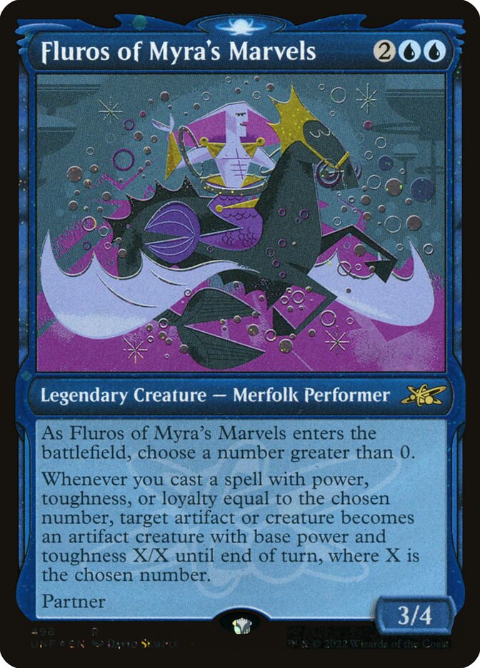 Fluros of Myra's Marvels card front